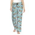 thumbnail image 1 of Fotbe Cute Otters Pantalones de Pijama para Mujer, Pantalones de Dormir, Pantalones Pj con Cordón y Bolsillos-X-Large, 1 of 6