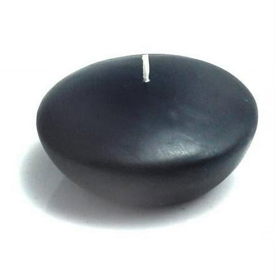 CFZ-064-0 3 in. Floating Candles, Black - 12 Piece per Box