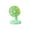 Green, variant on Mecorevxz Summer Fan Round Base Fan Rechargeable Desktop Fan Portable Coolings Fan for Office Supplies(White)