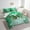 Sliver White Green, variant on Polar Bear Comforter Set 7 Piece Bed in a Bag Twin,White Sequin Fluid Art Comforter and Sheet Set,Crystal Diamond Bedding Set,Polar Animals Bed Set Coastal Creature Room Decor