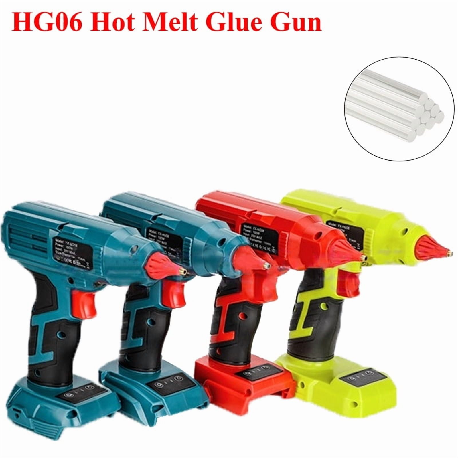 Cordless Hot Glue Gun for Mil-wau-kee 18V Max Lithium-ion Battery,  Quick Preheat Hot Melt Glue Gun with 10 Pcs Glue Sticks for Arts/Crafts/Diy/Repairs(Tool Only)