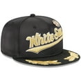 thumbnail image 3 of Men's New Era  Black Chicago White Sox 2025 59FIFTY Day Gold Leaf 59FIFTY Fitted Hat, 3 of 5