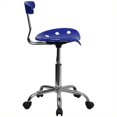 thumbnail image 2 of Scranton & Co Chaise de Bureau pour Ordinateur en Bleu, 2 of 2
