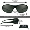 thumbnail image 2 of Bikershades Bifocal Safety Adult Male Performance Sunglasses, 2 of 6