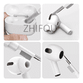 thumbnail image 3 of Funda Protectora Silicona Para Airpods Pro 3 Case + Limpiador Y Llavero Xtellar blanco, 3 of 3