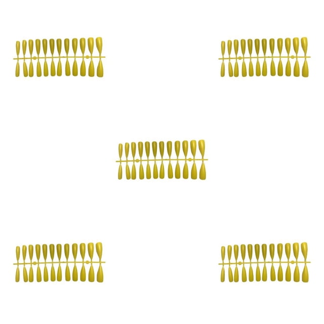 Minnieouse Tabletas para mejorar las uñas, textura esmerilada impermeable, uña falsa, cobertura completa, puntas de manicura encantadoras, JM-02Yellow Type2 NO2 Minnieouse CBP456135