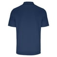 thumbnail image 3 of Men's Cutter & Buck Heather Navy West Virginia Mountaineers Big & Tall Forge Eco Stretch Recycled Polo, 3 of 3