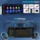 thumbnail image 4 of - téreo de auto de un solo DIN con Carplay Android Auto, radio de pantalla táctil HD de 6.86 pulgadas con Bluetooth, radio de auto 1 DIN con Mirror Link, control por voz, FM/DSP/SWC AUX, 4 of 5
