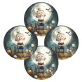 thumbnail image 5 of WOBOGO Halloween Atmosphere Round Placemats Set of 1 Heat Resistant Washable Kitchen Table Decorations 15.4in, 5 of 7