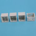 thumbnail image 3 of 1 Inch Blind Brackets White Profile Box Blinds Headrail Bracket (8), 3 of 5