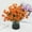Orange, variant on Sunset Mums Fall Home Realistic Silk Floral Arrangement For Living Room Bedroom Windproof Flowers