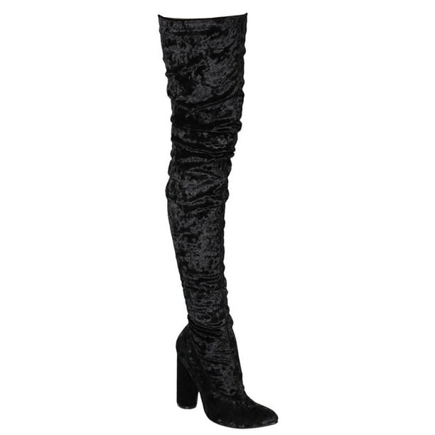 cape robbin thigh high boots