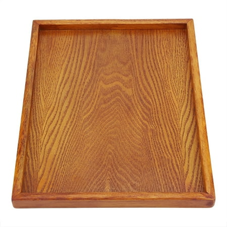 

Agatige Rectangle Wooden Tea Tray Serving Table Plate Snacks Food Storage Dish For Hotel Home Wooden Tray Serving Tray