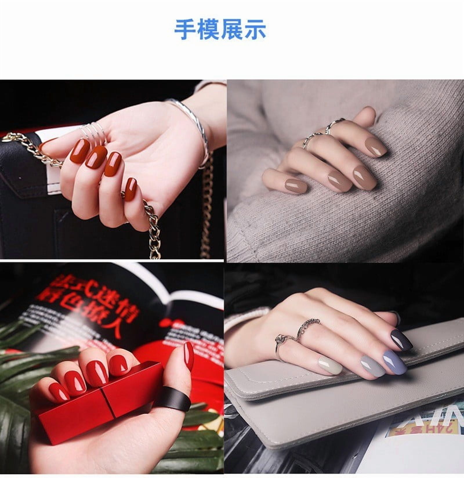 6 Pack Nail Gel Pen, 3-in-1 Gel Nail Polish Pen Set Quick Drying Long Lasting, Portable Nail Art Pen for Manicure Designs, Salon Quality Nail Kit
