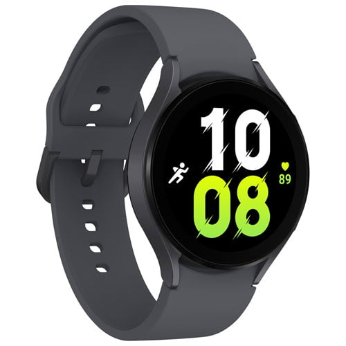 Open Box Samsung Galaxy Watch5 GPS 44mm Smartwatch with Heart Rate Monitor Grey Walmart