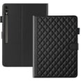 thumbnail image 5 of for Samsung Galaxy Tab S9 FE+ 12.4" 2023 SM-X610/SM-X616 Folio Flip Case, Elegant Ultra Slim PU Leather Case with Kickstand Function Pencil Holder and Card Slots for Tab S9 FE Plus, Black, 5 of 8