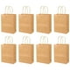 thumbnail image 3 of Bolsas de papel kraft reutilizables, 50 unidades, para guardar artículos de fiesta (caqui), 3 of 5