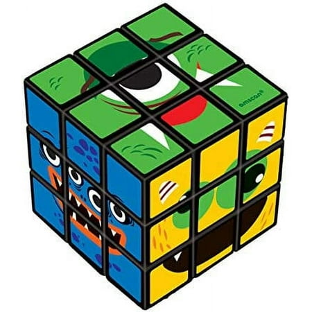 Happy Birthday Monster Mini Puzzle Cubes / Favors (6ct)