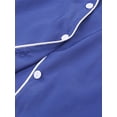 thumbnail image 5 of Coduop Women's Summer Pajama Set Short Sleeves Button Down Shirt Shorts Sleepwear Loungewear PJ Set, 5 of 7