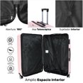 thumbnail image 4 of Set Juego 3 Maletas Rigidas Rack and Pack  Viaje Equipaje 4 Ruedas 360, 4 of 9