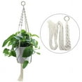 thumbnail image 2 of VONTER 2 Pack Macrame Plant Hangers Indoor Hanging Planter Basket with Key Ring Decorative Flower Pot Holder Plant Hanger Brackets for Indoor Outdoor Home Decor 41 Inch, 2 of 7