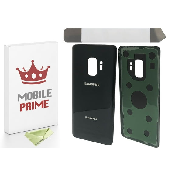 MobilePrime Black Back Cover Complete Professional Repair Kit Compatible with Tools for Samsung S9
