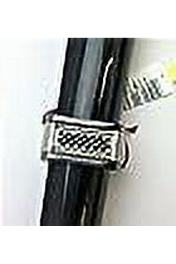 R. S. Covenant 093 sz 10 2351 Mens Stainless Steel & Black Racing Flag Design