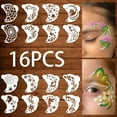 thumbnail image 3 of MOMOJIA Flexible Face Paint Stencil Reusable Tool for Festivals and Photo Shoots, 3 of 14