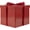 Red, variant on 10" Large Christmas Gift Box with Lid and Ribbon, Gold Gift Box with Paper Filler for Holiday Xmas Presents Wrapping.