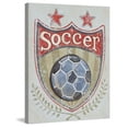 thumbnail image 2 of Marmont Hill "Soccer Shield" by Reesa Qualia Painting Print on Wrapped Canvas, 2 of 5