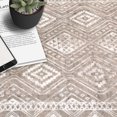 thumbnail image 3 of CAROMIO Area Rugs Living Room Rug Bohemian Throw Rugs with Rubber Backing Washable Rugs Bedroom Rugs Soft Rug, 4' x 6' Brown, 3 of 6