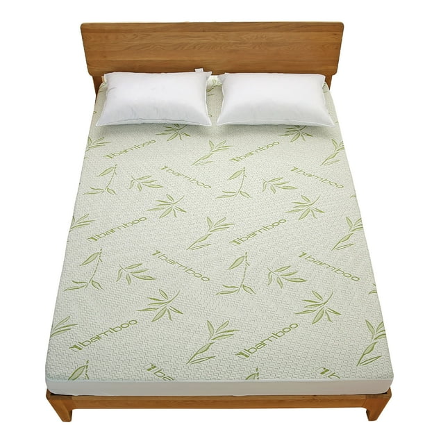 Waterproof Bamboo Mattress Protector Hypoallergenic Fitted Mattress