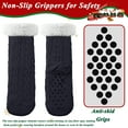 thumbnail image 3 of TRANSLINK Slipper Socks for Women with Gripper Winter Non Slip Thick Fuzzy Socks Warm Cozy Christmas Gift, 3 of 8