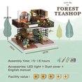 thumbnail image 1 of LannsoDIY Kit de muebles de madera en miniatura para casa de muñecas, kit de casa de muñec Lannso Lannso, 1 of 2