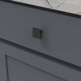 thumbnail image 3 of Belwith Keeler B076717 Flex 1-7/16" Wide Modern Curved Block Cabinet Knob / Drawer Knob -, 3 of 4