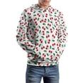 thumbnail image 5 of Red Cherry Pattern 3d Sweatshirts Hoodie Fashion Casual Personality Men's Women Street Hoodie Pullovers Long Sleeve Comfortable Top, 5 of 6