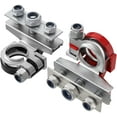 thumbnail image 1 of Conector de terminales de batería, abrazadera superior de batería de ocio de 3 vías de 12 V para automóvil, furgoneta, caravana, autocaravana (1 par), 1 of 5