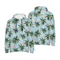 thumbnail image 6 of Bingfone Flamingos And Palms Men's Drawstring Hoodie Long Sleeve Pocket Sweatshirts-4X-Large, 6 of 6