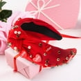 thumbnail image 3 of Xihbxyly Diadema de Perlas, Elegante Diseño de Nudo de Cristal, Tela Suave, Ajuste Cómodo, Accesorio Versátil para El Cabello, Uso Diario, Desmaquillaje, Uso En Vacaciones, Regalo Perfecto para Mujer, 3 of 7
