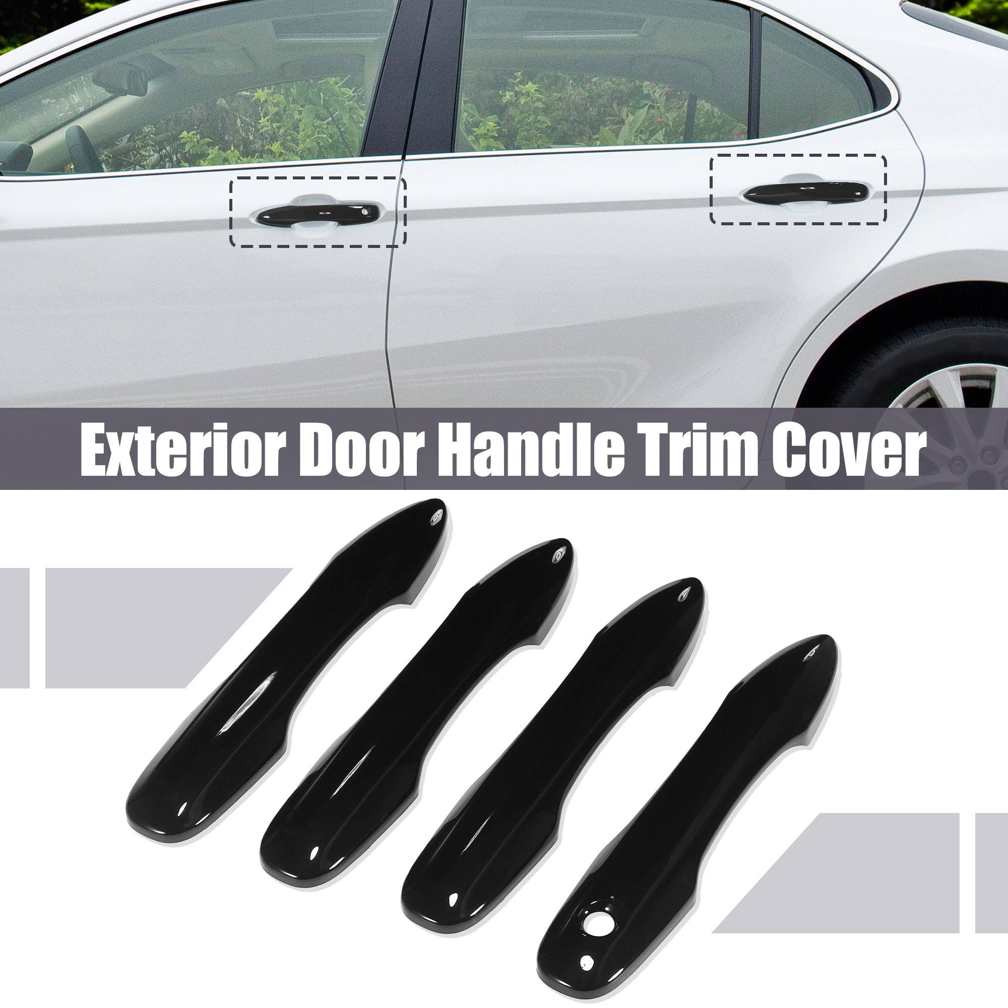 Rear Door Handle For 2012-2017 Toyota Camry – Driver/Passenger Side, Primed Black (ATUOTPO)