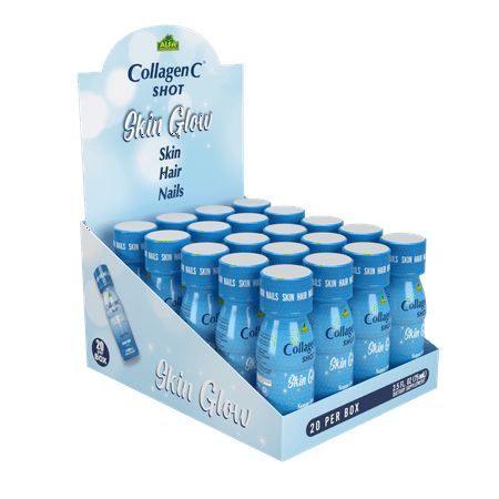 Collagen C Shot for Skin Health, Ginger Flavor, 2.5 fl oz, 20-Pack