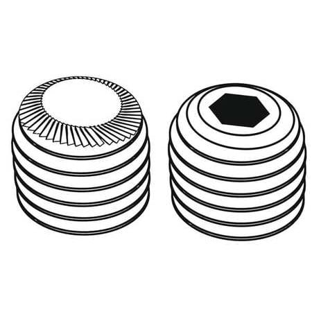 

Sckt Set Scrw Knurl Cup 6-32x5/16 PK100
