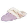 thumbnail image 4 of Jessica Simpson Comfy Faux Fur Womens House Slipper Scuff Memory Foam Slip On Anti-Skid Sole, 4 of 9