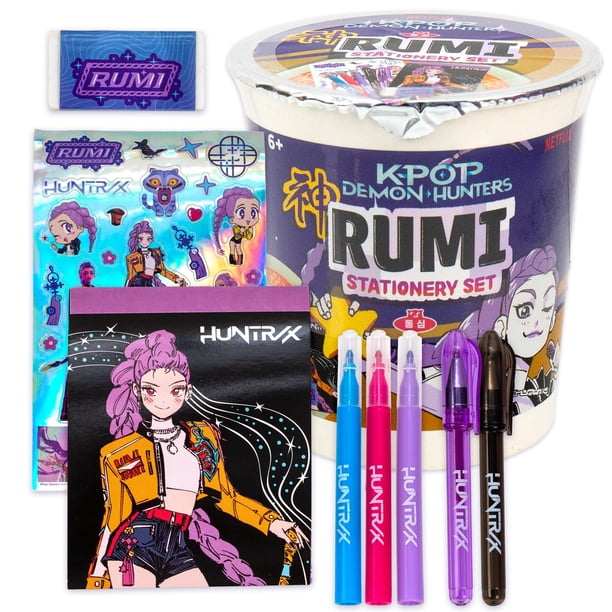Set de papelería Horizon Group USA Kpop Demon Hunters Rumi