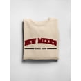 thumbnail image 3 of New Mexico Gothic Font Sweatshirt Men -Image by Shutterstock, Male Large, 3 of 4