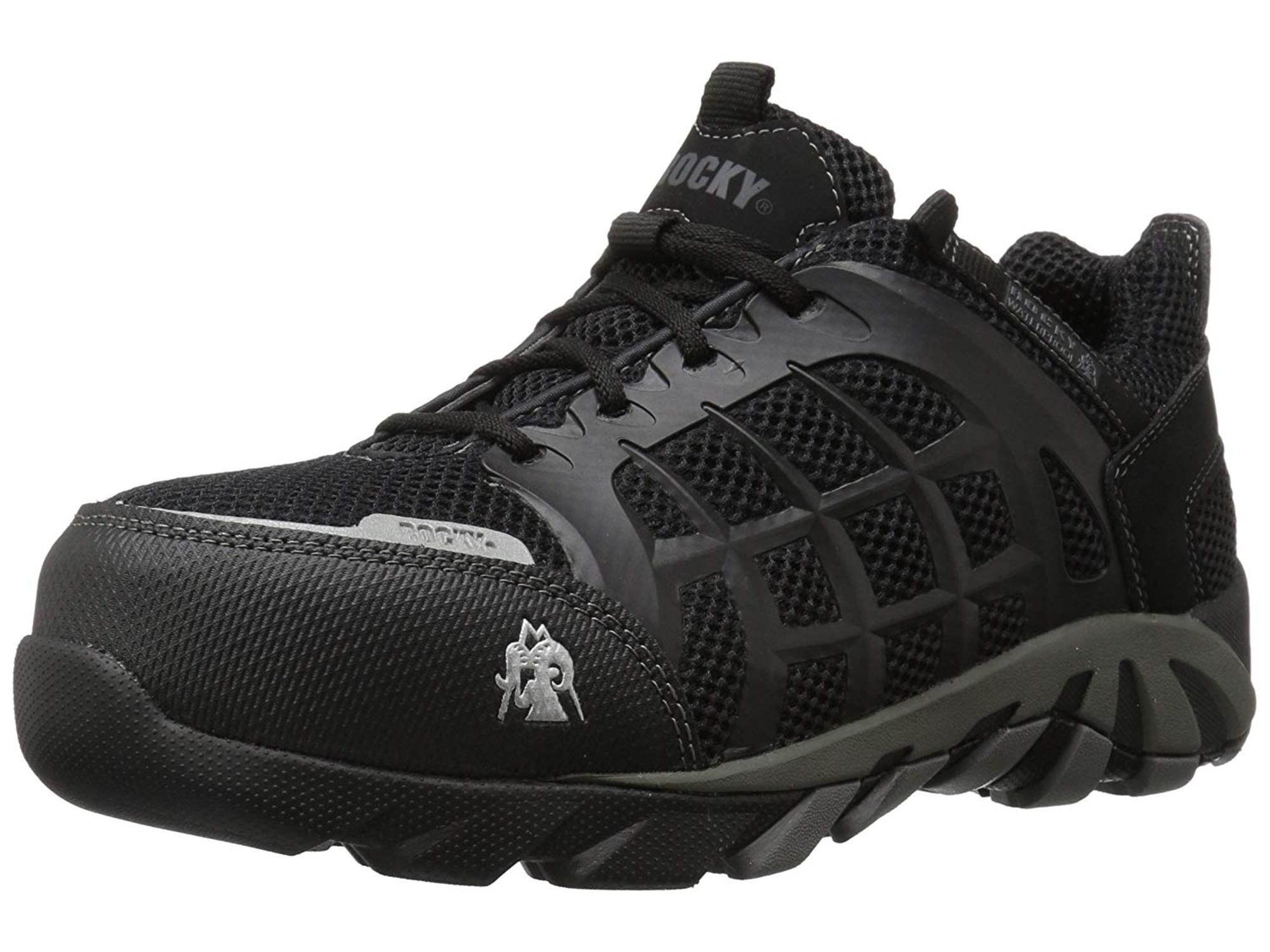 Rocky FQ0006075 Men's BLK HKR Work Medium 8 Work Shoes Walmart Canada