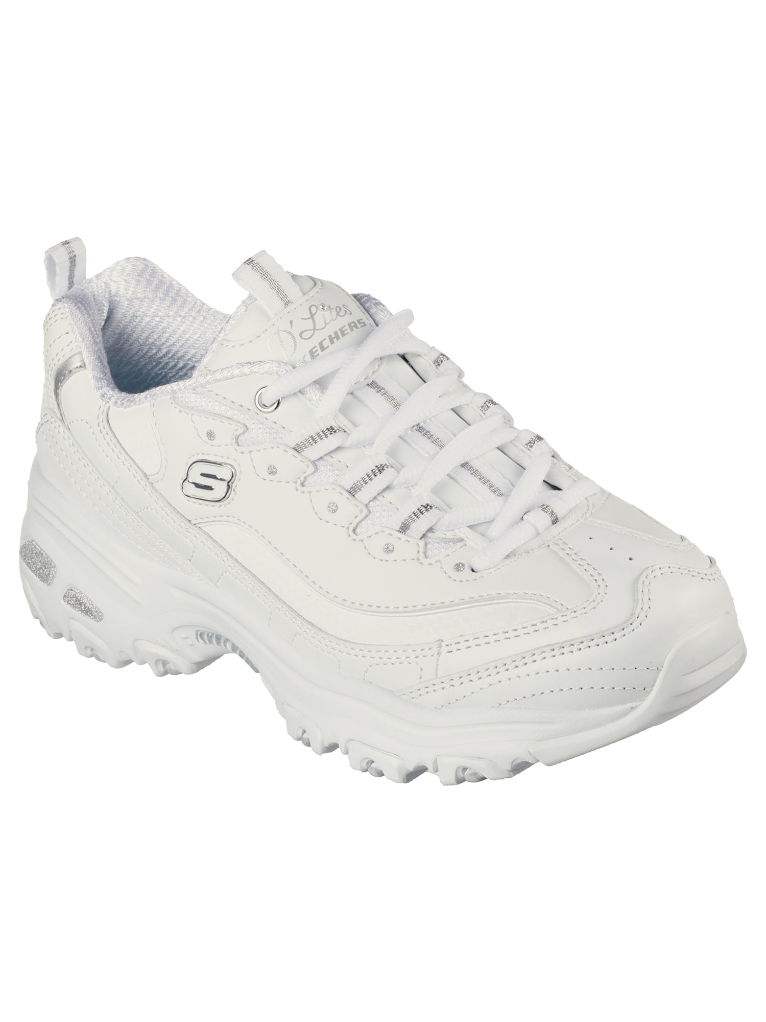 Malabares milicia Unirse Skechers Women's Sport D'Lites Fresh Start Lace-up Athletic Sneaker, Wide  Width Available - Walmart.com