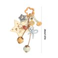 thumbnail image 3 of Unique Star Dog Bowknot Pendant Keyring Lovely Charm Key Holder Decoration Gift For Teens Best Friend, 3 of 9