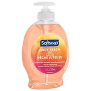 Softsoap Liquid Hand Soap, Kitchen and Bathroom Hand Soap, Juicy Peach, 7.5 Fluid Ounce Bottle