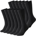 thumbnail image 1 of Calcetines térmicos de lana BONANGEL para hombre, negros, de invierno, 1 of 8
